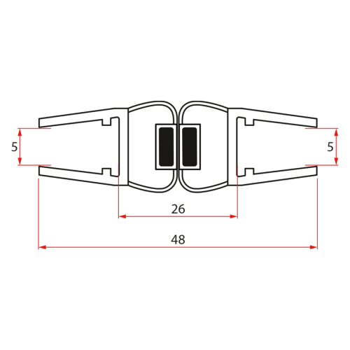 Zestaw uszczelek magnetycznych do YB93