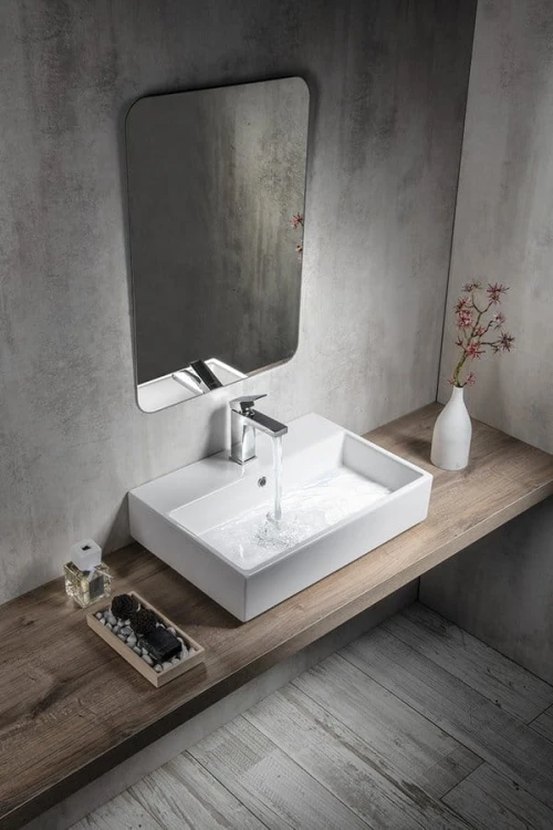 PURITY umywalka ceramiczna 60x42cm, biała #7