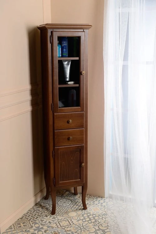 RETRO słupek wysoki 40x170x36cm, buk, lewa #2