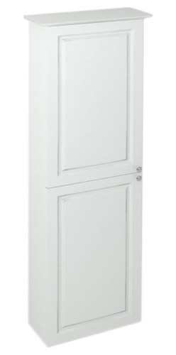 VIOLETA szafka wysoka 40x140x20cm, lewa, biała mat