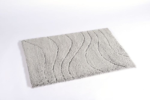 LA OLA dywanik łazienkowy 60x90cm z antypoślizgiem, polyester, szary #2