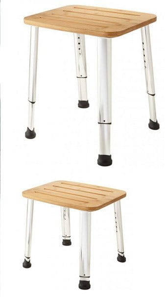Taboret łazienkowy, bambus #5