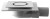 TIRANA kratka odpływowa 150x150mm, DN50, chrom