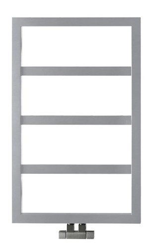 DENALI grzejnik 550x904 mm, srebrny ze strukturą