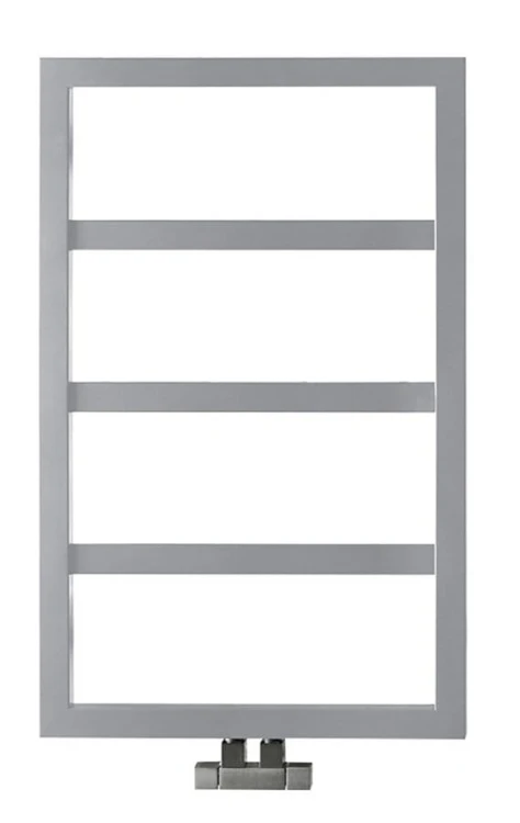 DENALI grzejnik 550x904 mm, srebrny ze strukturą