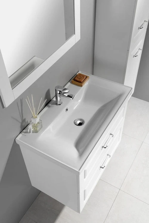 SAVA 80 umywalka meblowa 80x46cm, biała #6
