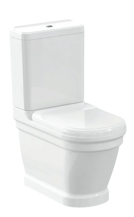 ANTIK misa do kompaktu WC, tylny/dolny odpływ 37x63cm, biały #2
