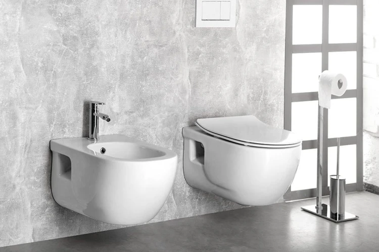 BRILLA WC wiszące, Rimless, 36,5x53cm, biały #6
