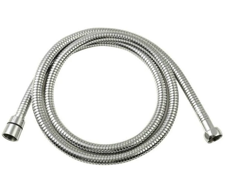 LUX wąż prysznicowy ze stali nierdzewnej, rozciągliwy 150-180cm, chrom