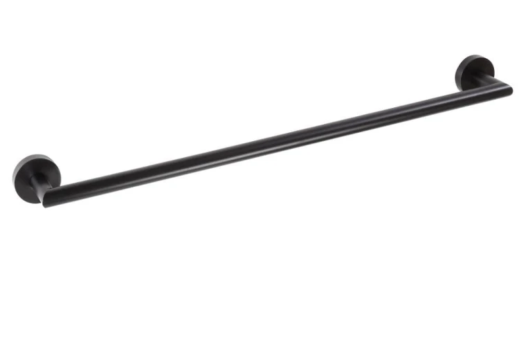 X-ROUND BLACK wieszak na ręczniki 600mm, czarny mat