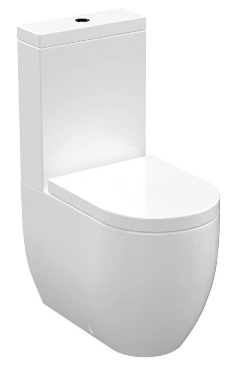 FLO kompakt WC, odpływ poziomy/pionowy, biały