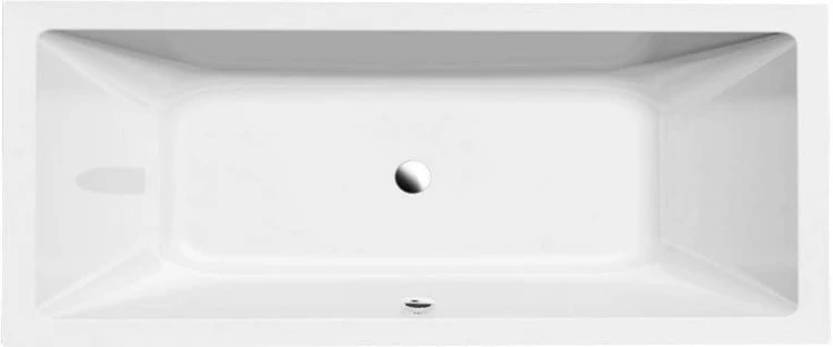 NISA wanna prostokątna 180x70x42cm, biały