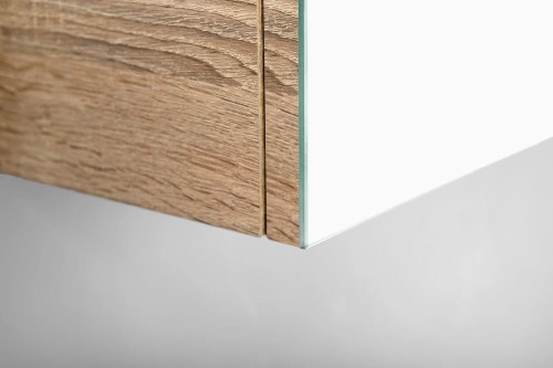 VEGA szafka z lustrem, 50x70x18cm, dąb platin #2