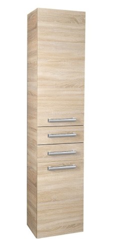 VEGA słupek wysoki 35x184x31cm, dąb platin