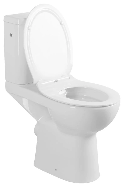 HANDICAP kompakt WC wysoki, Rimless, odpływ poziomy, biały #2