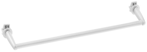 Wieszak na ręczniki na grzejnik 46cm, prosty, biały