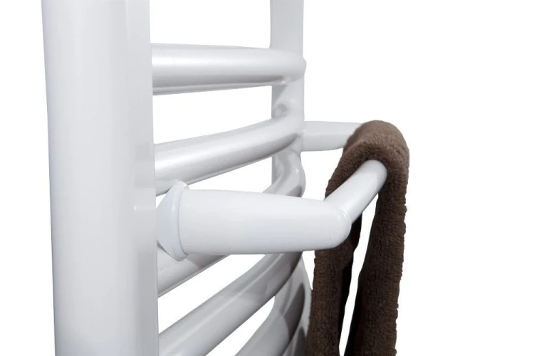 Wieszak na ręczniki na grzejnik 46cm, prosty, biały #3