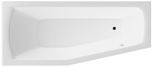 OPAVA wanna 160x70x44cm, lewa, biały