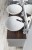 DIMP umywalka ceramiczna nablatowa, Ø 46cm, biały #2
