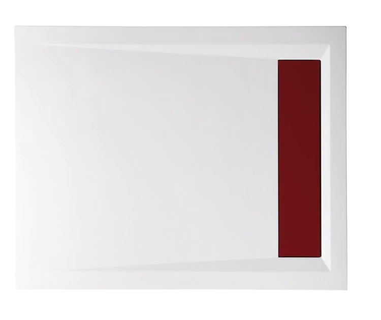 VARESA brodzik kompozytowy z maskownicą syfonu, 110x90cm, biały #10
