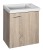 ZOJA/KERAMIA FRESH szafka umywalkowa 44x50x25,3 cm, dąb platin