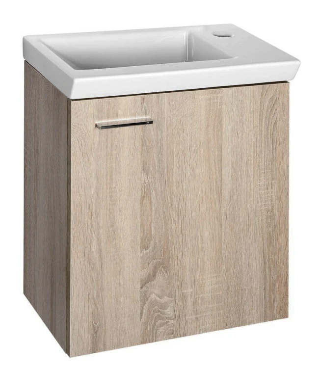ZOJA/KERAMIA FRESH szafka umywalkowa 44x50x25,3 cm, dąb platin