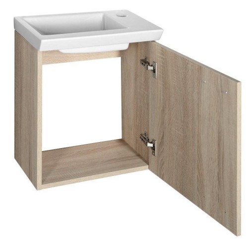 ZOJA/KERAMIA FRESH szafka umywalkowa 44x50x25,3 cm, dąb platin #2