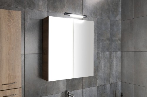 ANDREA LED oświetlenie ścienne, 5 W, 284x32x134 mm, IP44, chrom #2