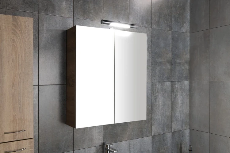 ANDREA LED oświetlenie ścienne, 5 W, 284x32x134 mm, IP44, chrom #2
