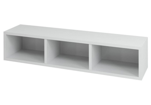 ESPACE szafka otwarta z półkami 20x94x22cm, biała #2