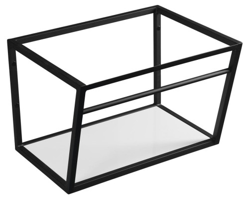 SKA konsola pod umywalkę z półką 600x400x460mm, czarny mat