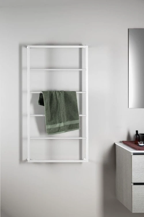SKA ścienny wieszak na ręczniki 600x1150x100mm, biały mat #3