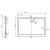 Rysunek techniczny - TECMI brodzik prysznicowy kompozytowy 120x80x3cm