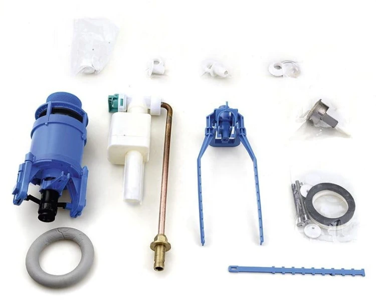 Mechanizm spłukujący, napełnianie od dołu 1/2", brąz