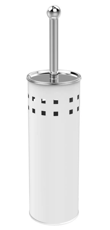 SIMPLE LINE szczotka do wc cylindryczna z otworami, biały