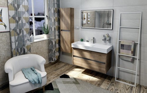 SKA stojący wieszak na ręczniki 420x1700x20mm, biały mat #2