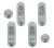 Korki do desek WC MDF/drewno
