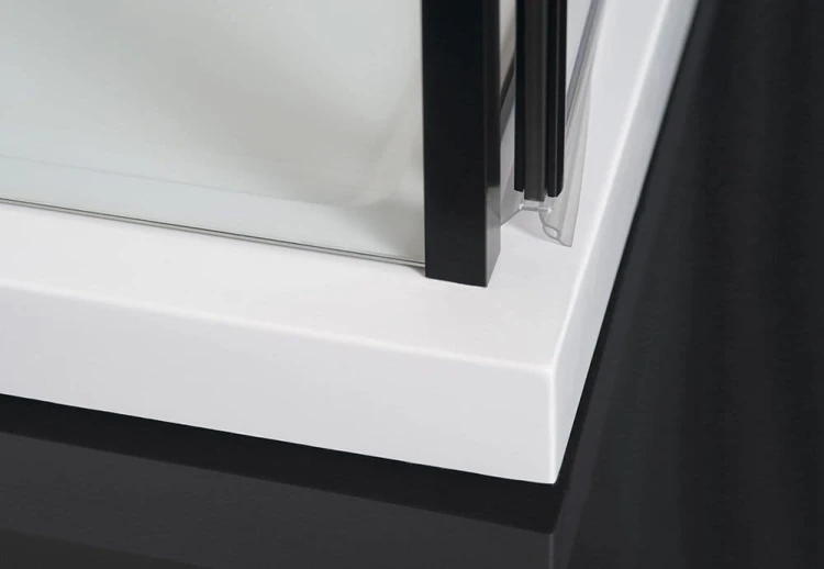 ZOOM BLACK ścianka boczna 1000mm, szkło czyste #5