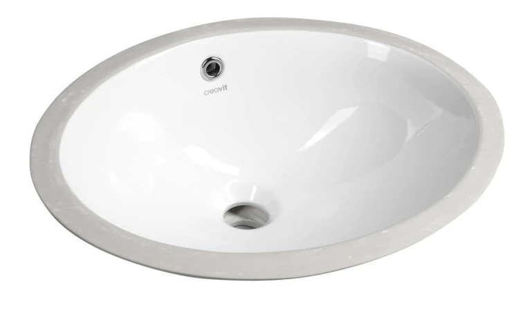 Umywalka ceramiczna pod blat 48,5x38cm, biała