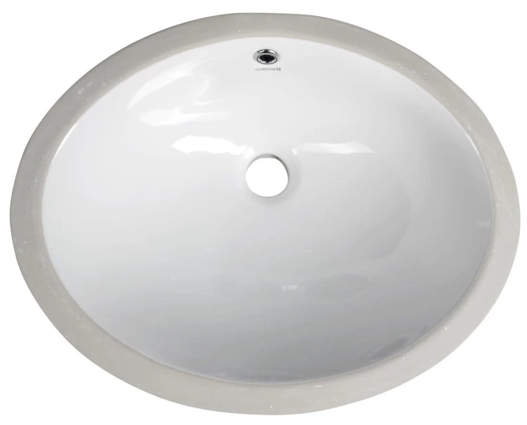 Umywalka ceramiczna pod blat 48,5x38cm, biała #2