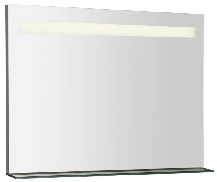 BRETO lustro z oświetleniem LED i półką 80x60,8cm