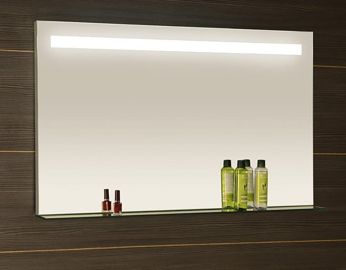 BRETO lustro z oświetleniem LED i półką 100x60,8cm #3