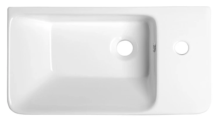 LUXA Umywalka ceramiczna 55x30cm, biały #2