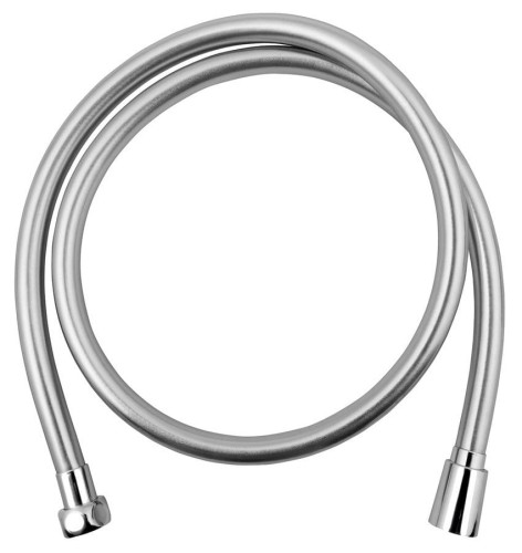 SOFTFLEX wąż prysznicowy plastikowy, 120cm, metaliczny srebrny/chrom