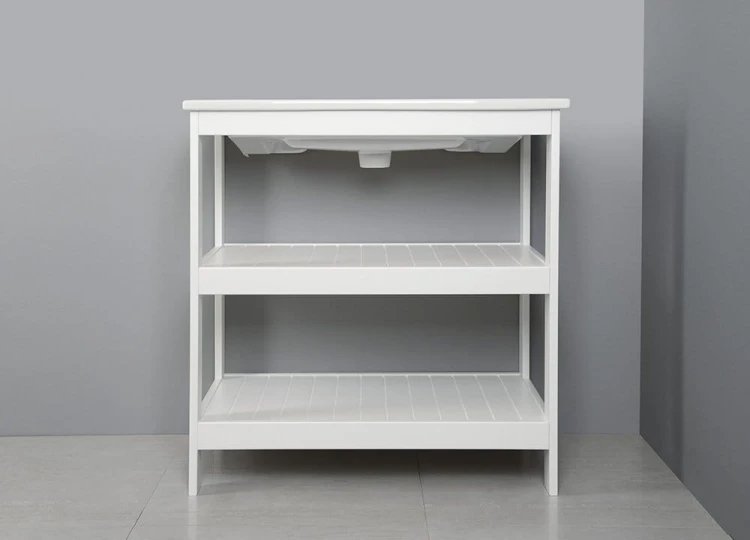ETIDE szafka umywalkowa 81,5x86x44 cm, biały mat #3