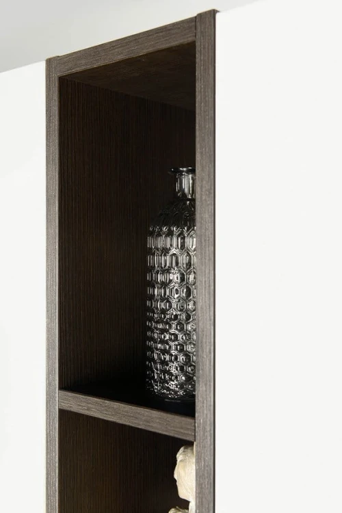 ESPACE słupek wysoki, otwarty z półkami, 30x172x32cm, biały #5