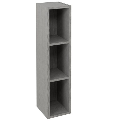 ESPACE szafka otwarta z półkami, 20x94x22cm, dąb srebrny