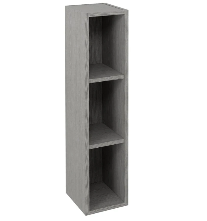 ESPACE szafka otwarta z półkami, 20x94x22cm, dąb srebrny