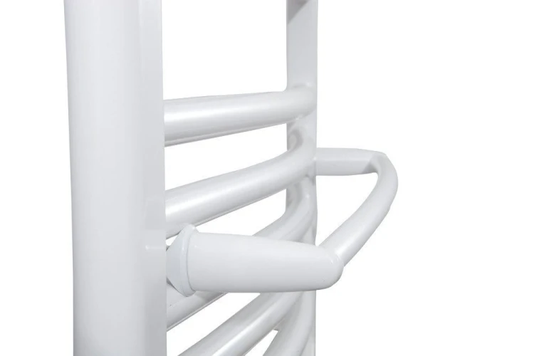 Wieszak na ręczniki na grzejnik, 33cm, obły, biały #2