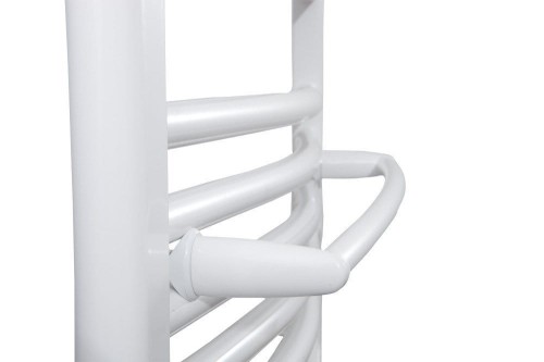 Wieszak na ręczniki na grzejnik, 36cm, prosty, biały #2